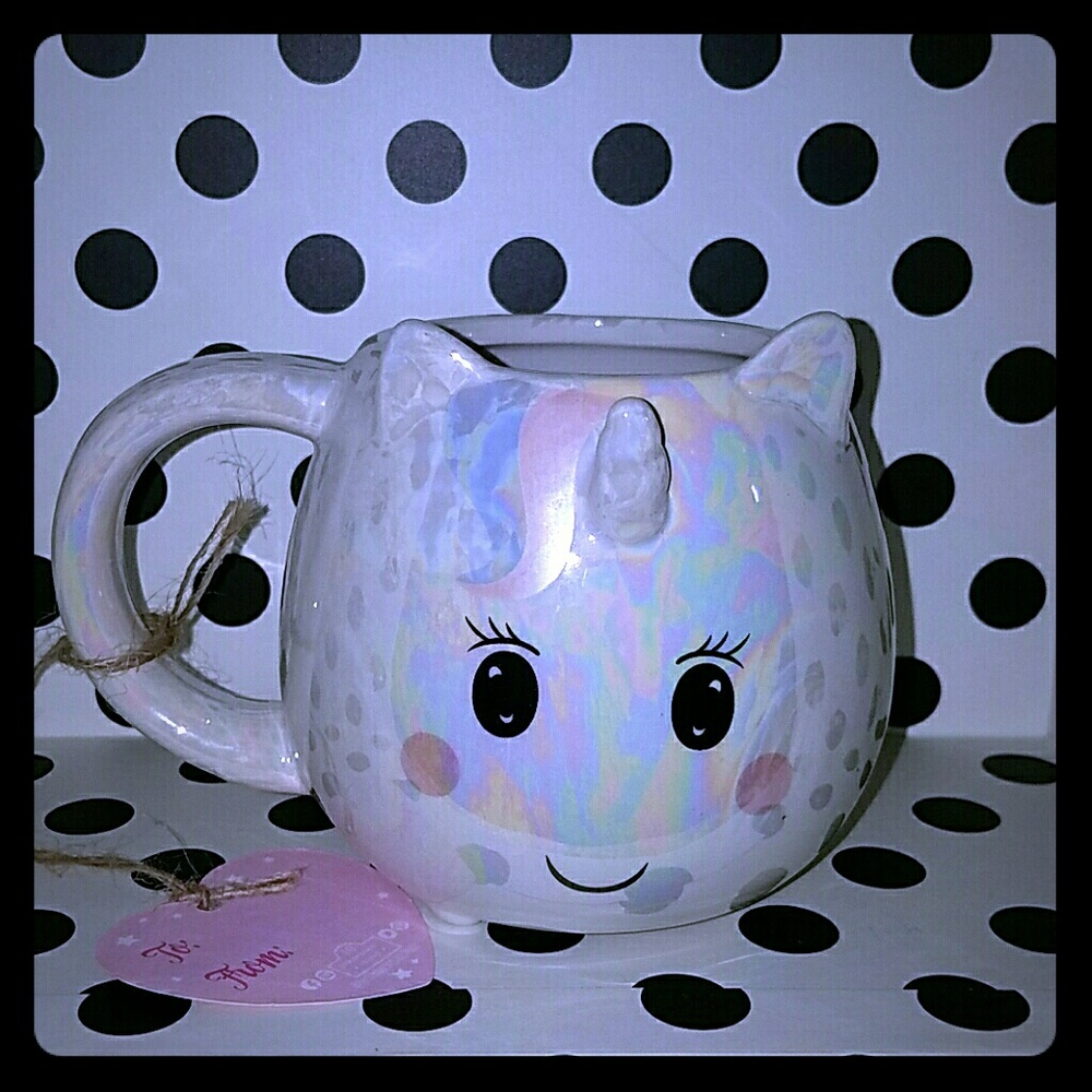 Figural Unicorn mug
